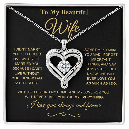 Love You Always Necklace, Mother's Day Gift