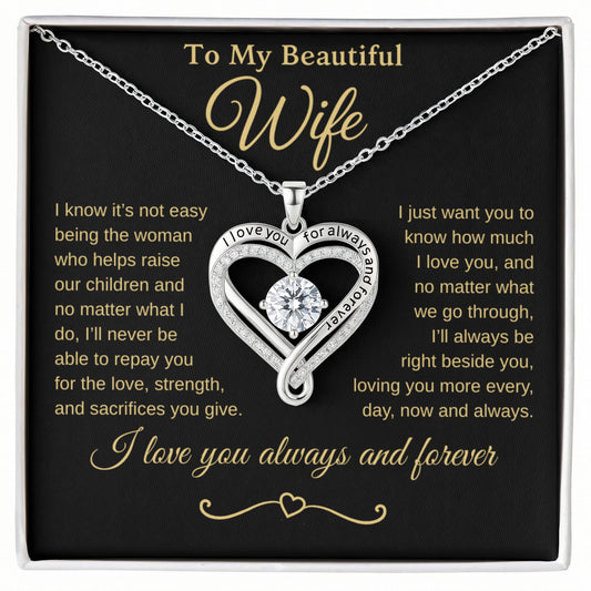 Mother's Day, Anniversary, Love You Always Necklace