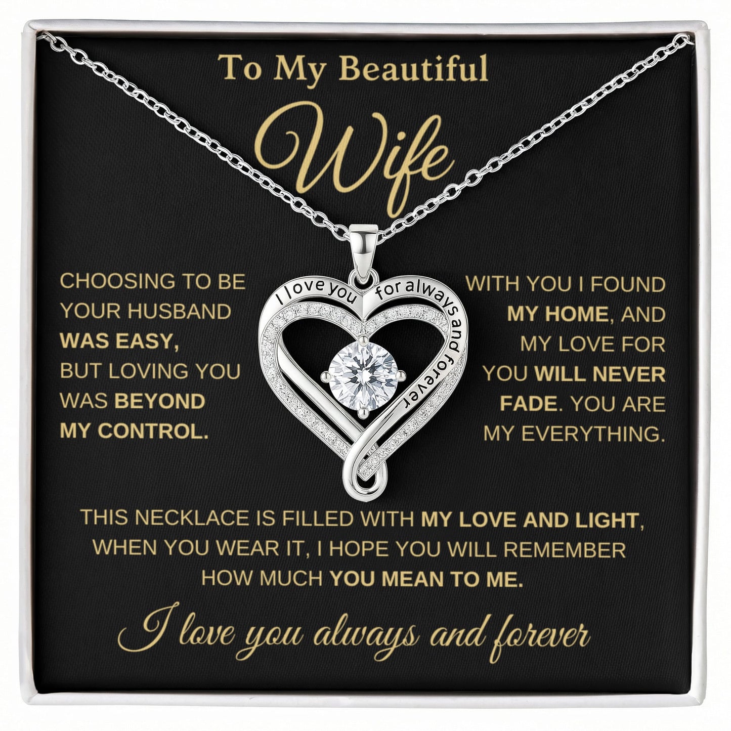 Romantic Love You Always Necklace