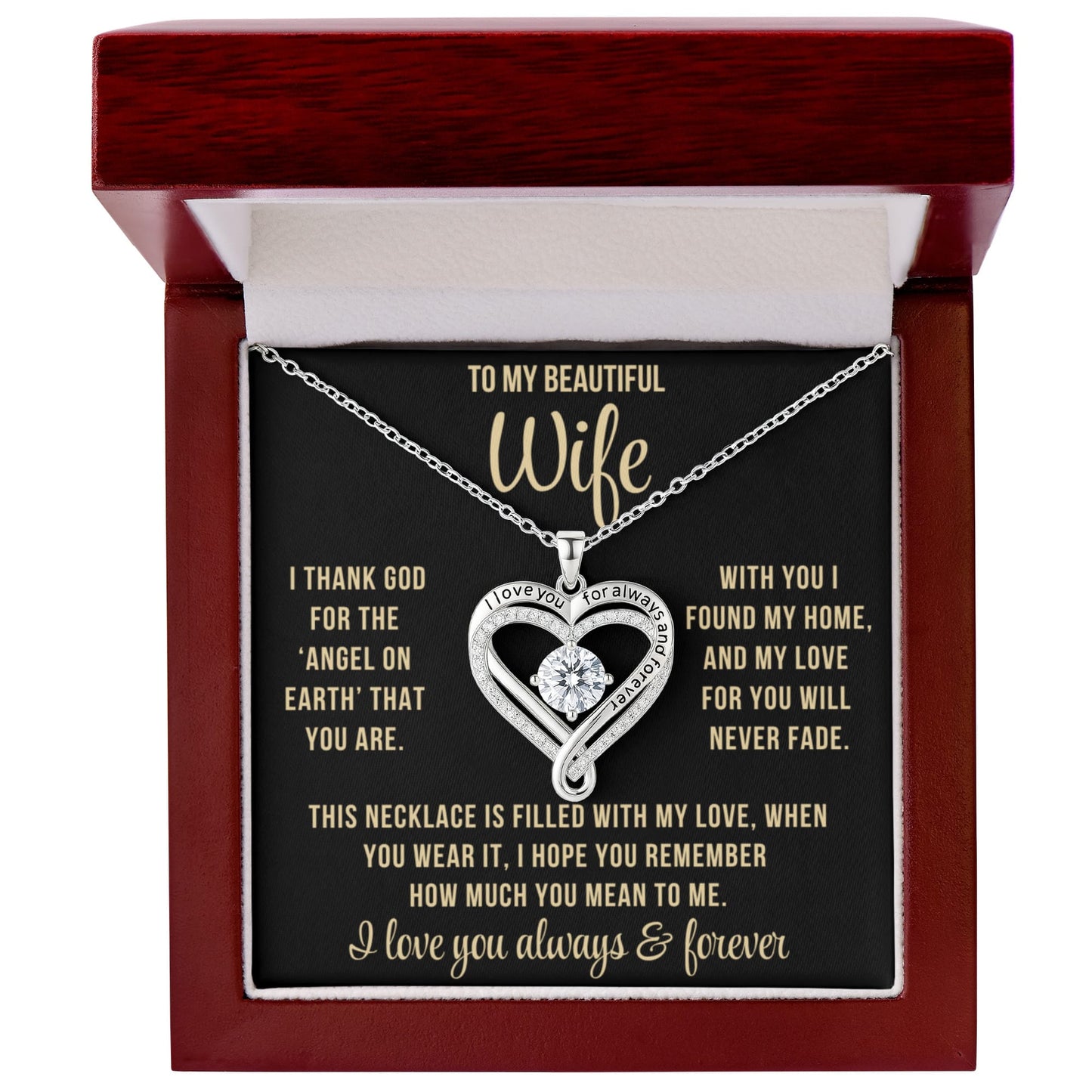 Love You Always Necklace, Mother's Day Gift