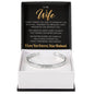 To My Wife, Custom Engraved Cuff Bracelet