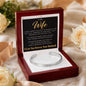 To My Wife, Custom Engraved Cuff Bracelet