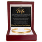 To My Wife, Custom Engraved Cuff Bracelet