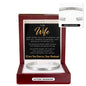 To My Wife, Custom Engraved Cuff Bracelet
