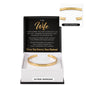 To My Wife, Custom Engraved Cuff Bracelet