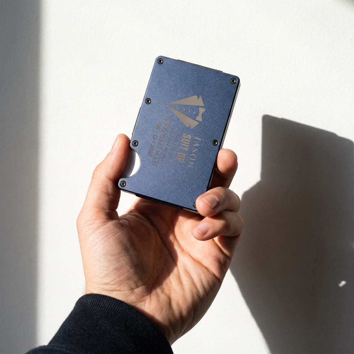 Personalized "Suit Up" Groomsman Proposal Wallet