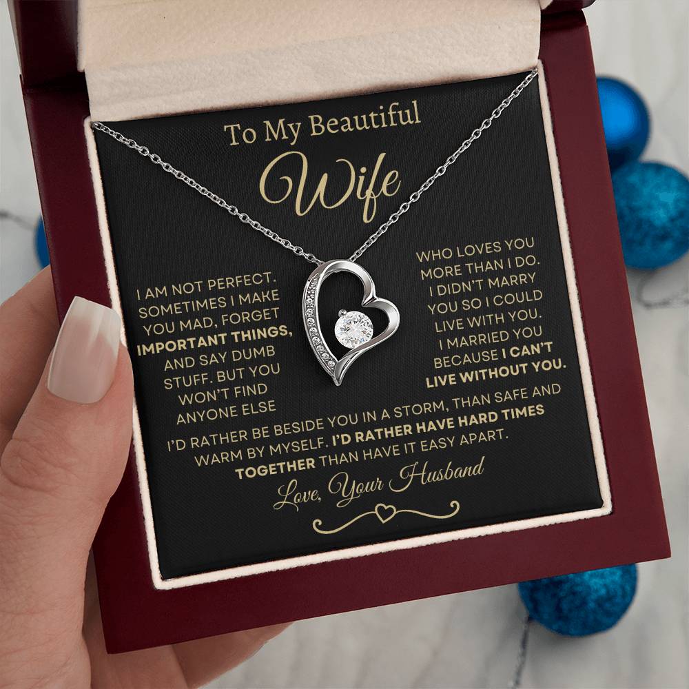 Romantic Forever Love Necklace for Special Moments