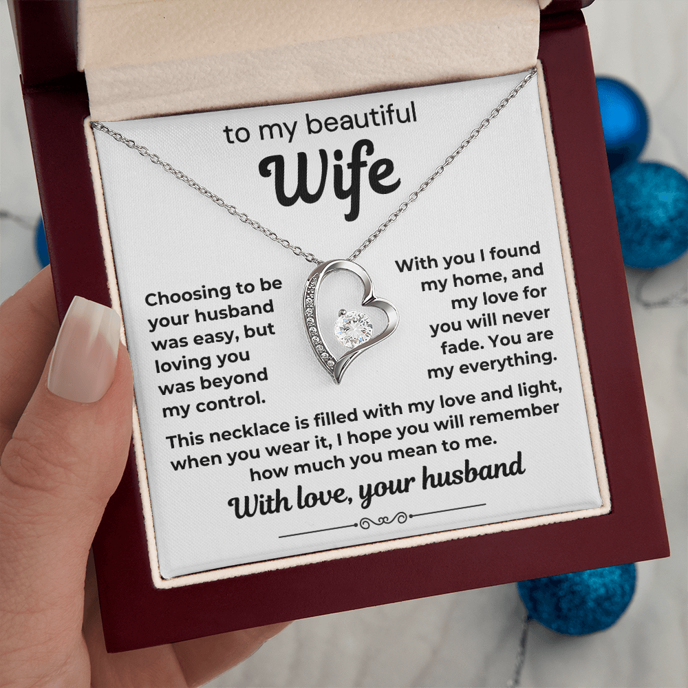 With You I Found My Home, Forever Love Necklace