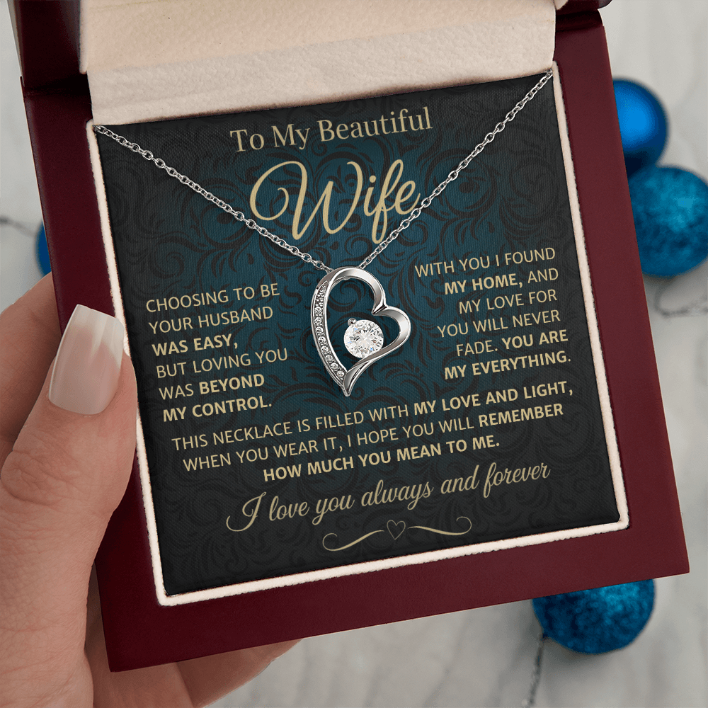 With You I Found My Home, Forever Love Necklace