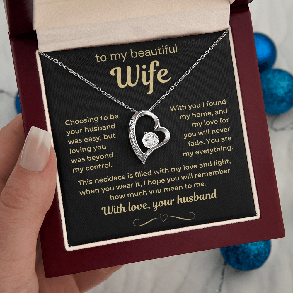 With You I Found My Home, Forever Love Necklace
