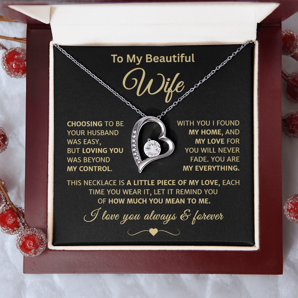 With You I Found My Home, Forever Love Necklace