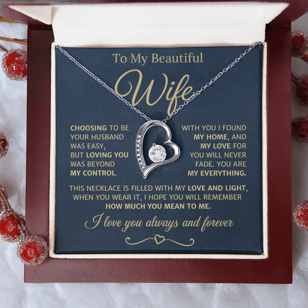 With You I Found My Home, Forever Love Necklace