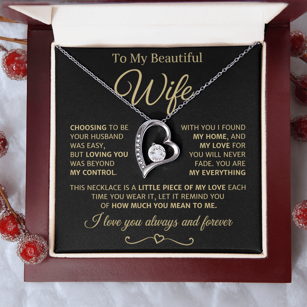 With You I Found My Home, Forever Love Necklace