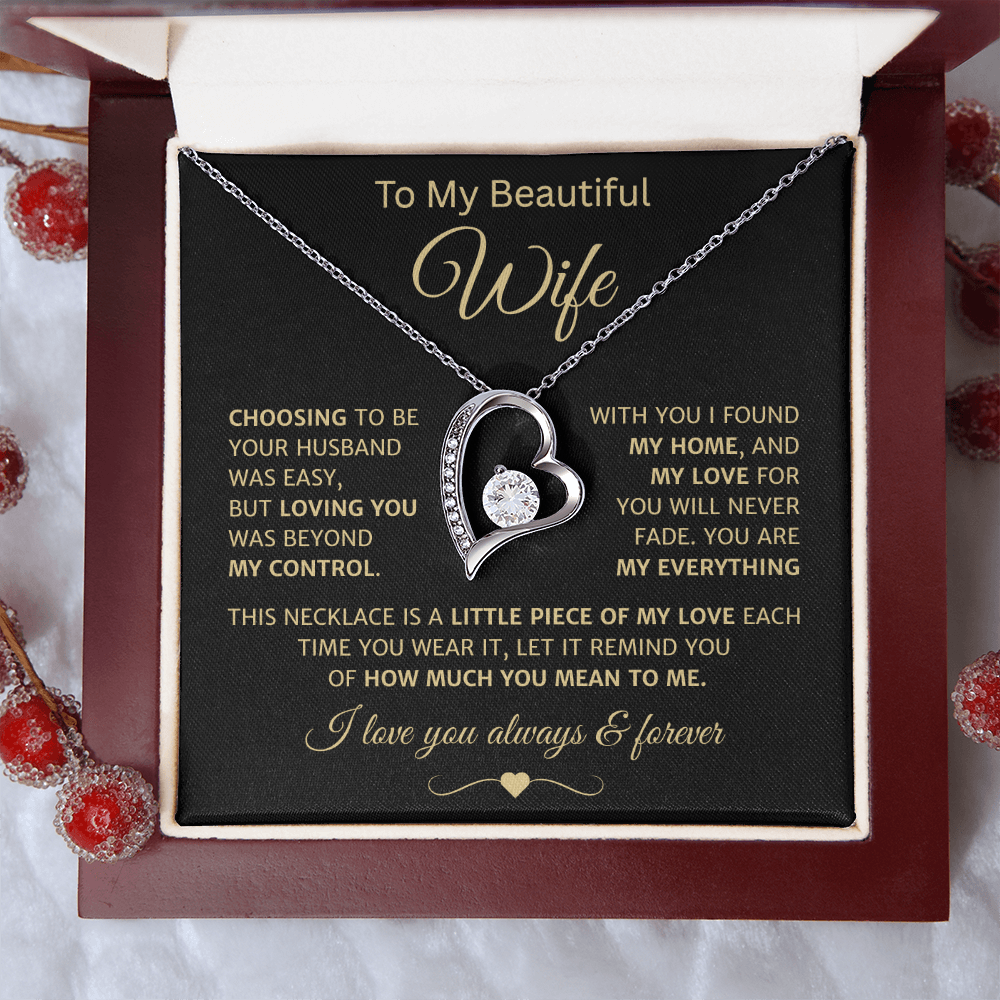 With You I Found My Home, Forever Love Necklace