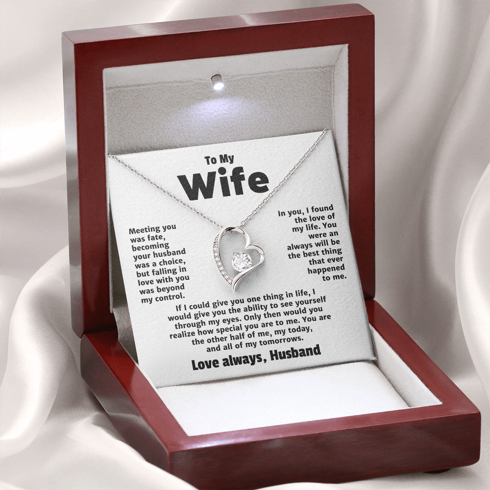 Meeting You Was Fate, Forever Love Necklace