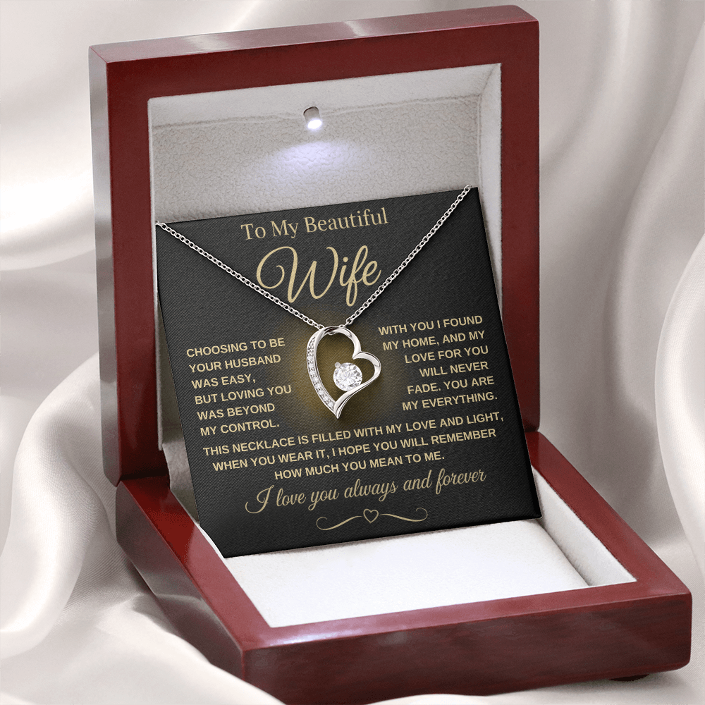 Romantic Forever Love Necklace for Special Moments