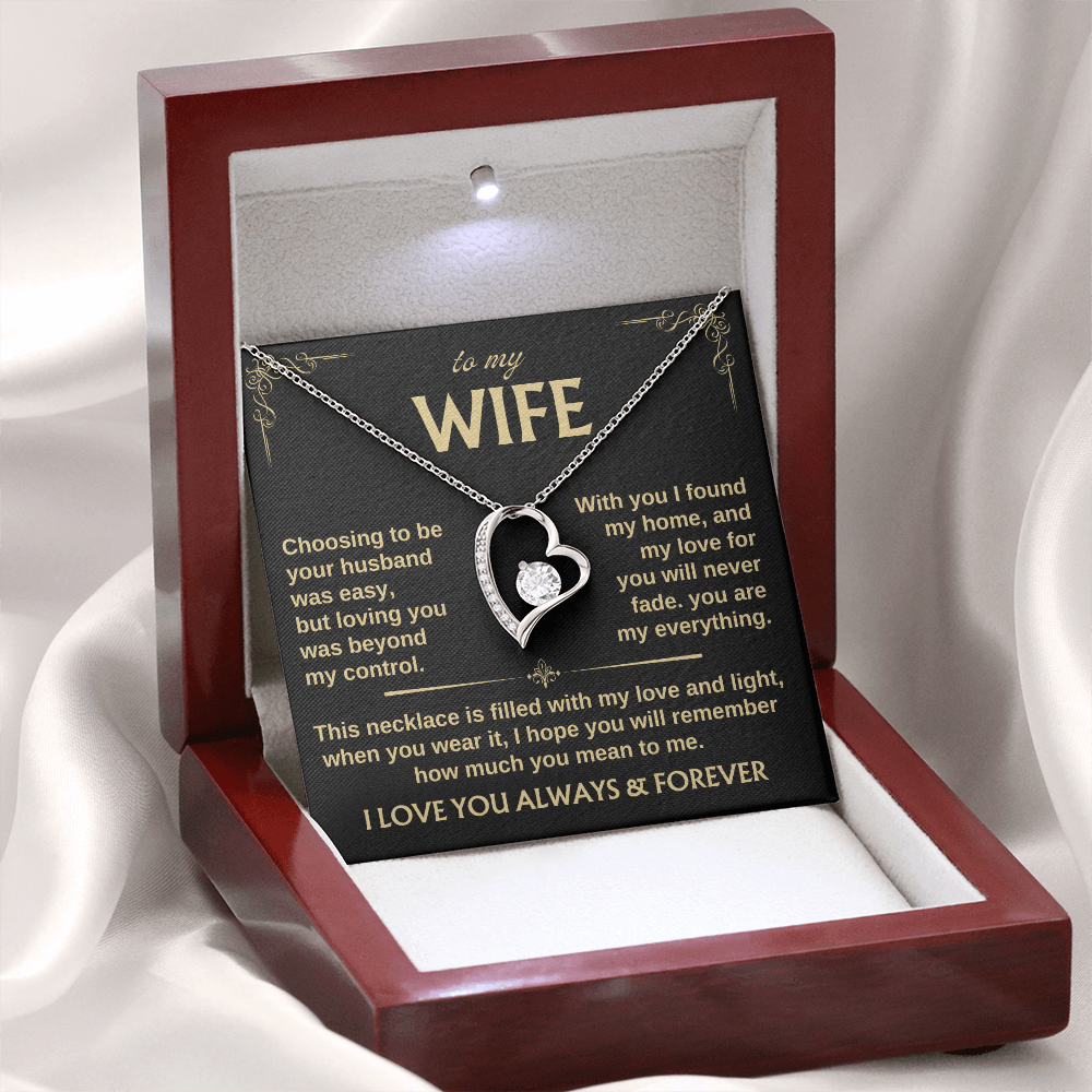 Romantic Forever Love Necklace for Special Moments