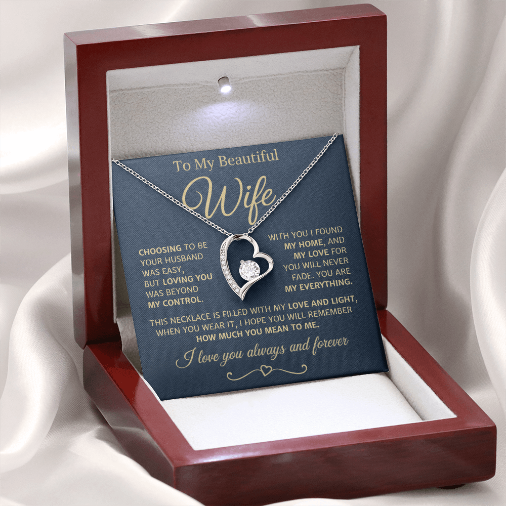 With You I Found My Home, Forever Love Necklace