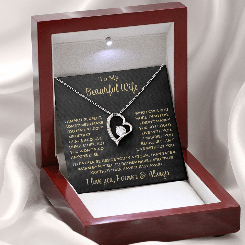 Romantic Forever Love Necklace for Special Moments