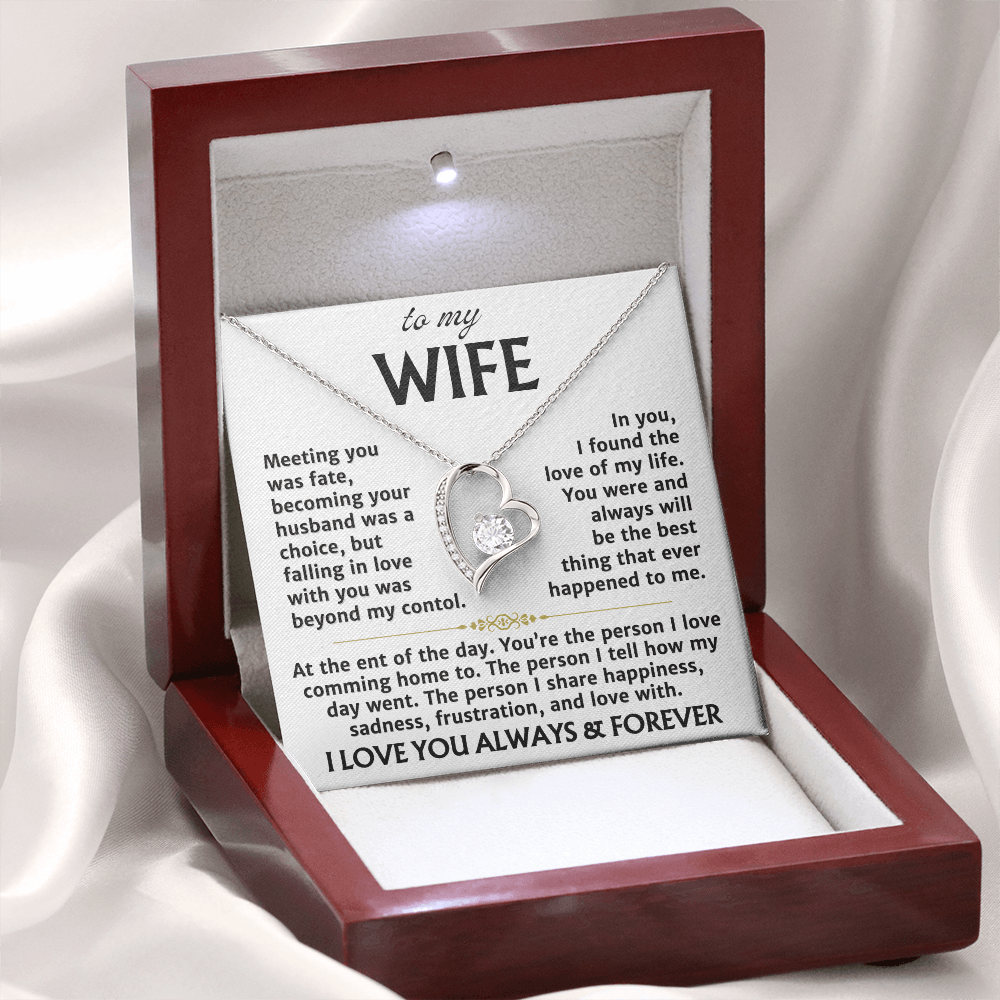 In You I Found My Love, Forever Love Necklace