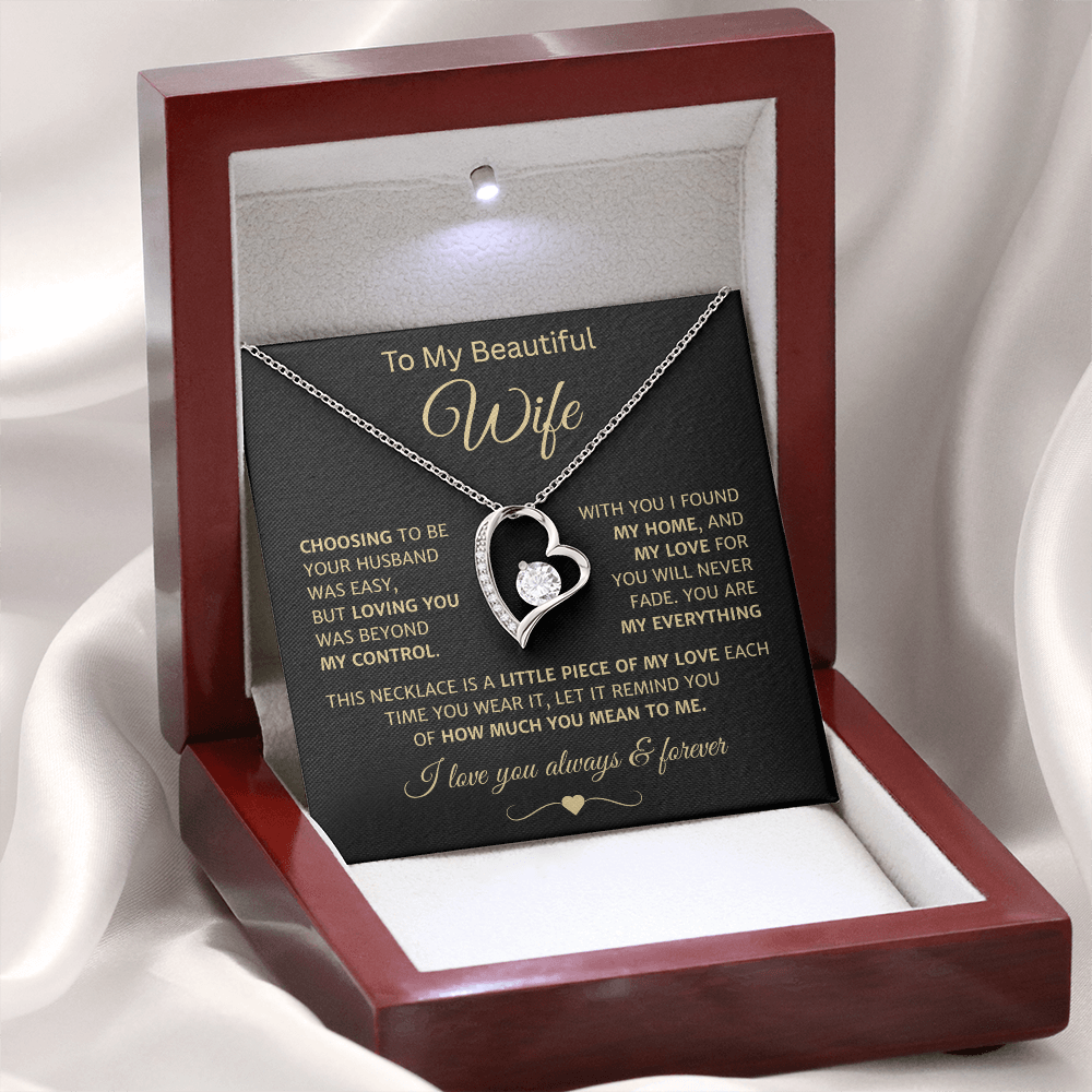 With You I Found My Home, Forever Love Necklace