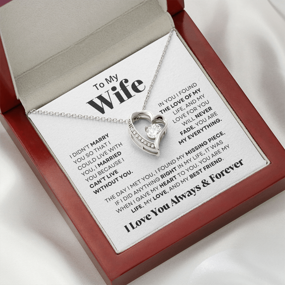 Romantic Forever Love Necklace for Special Moments