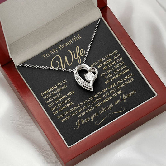 Romantic, Forever Love Necklace, Mother's Day Gift
