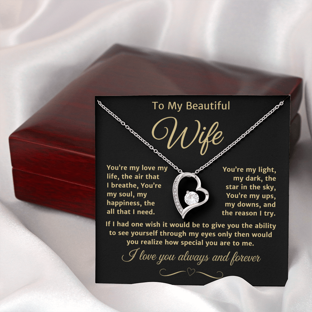 You Are My Love My Life... Forever Love Necklace