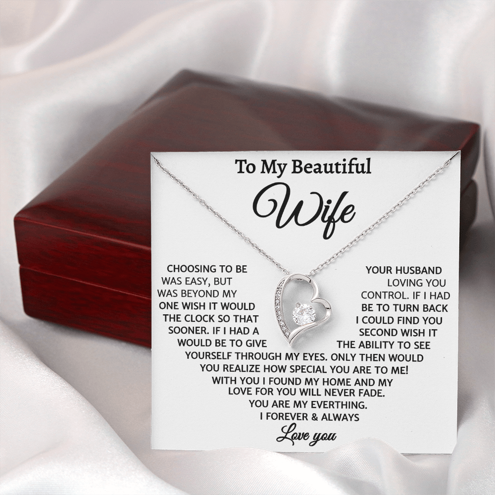 With You I Found My Home, Forever Love Necklace