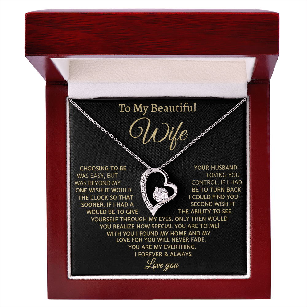 Loving You Was Beyond My Control, Forever Love Necklace