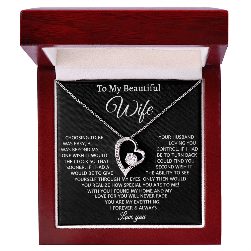 My Love For You Will Never Fade, Forever Love Necklace