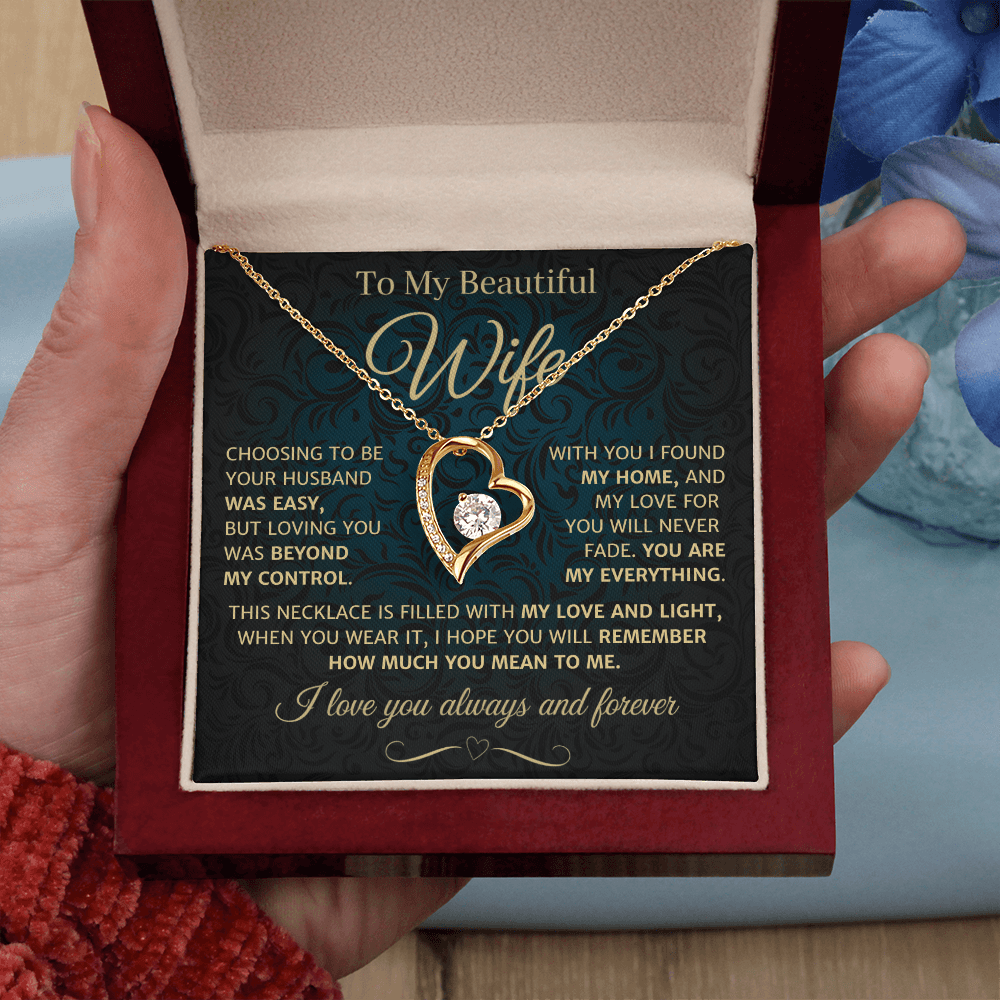 With You I Found My Home, Forever Love Necklace