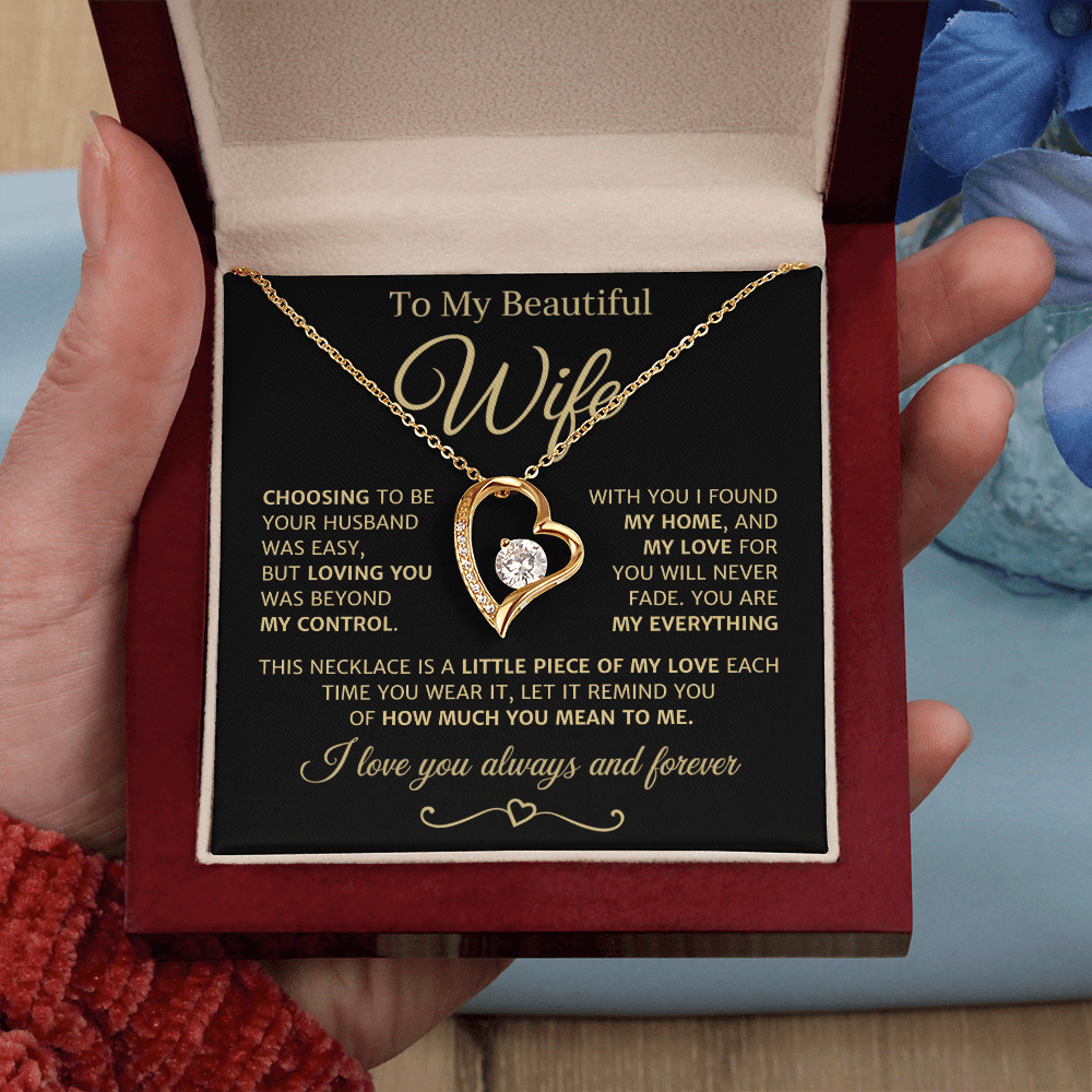With You I Found My Home, Forever Love Necklace