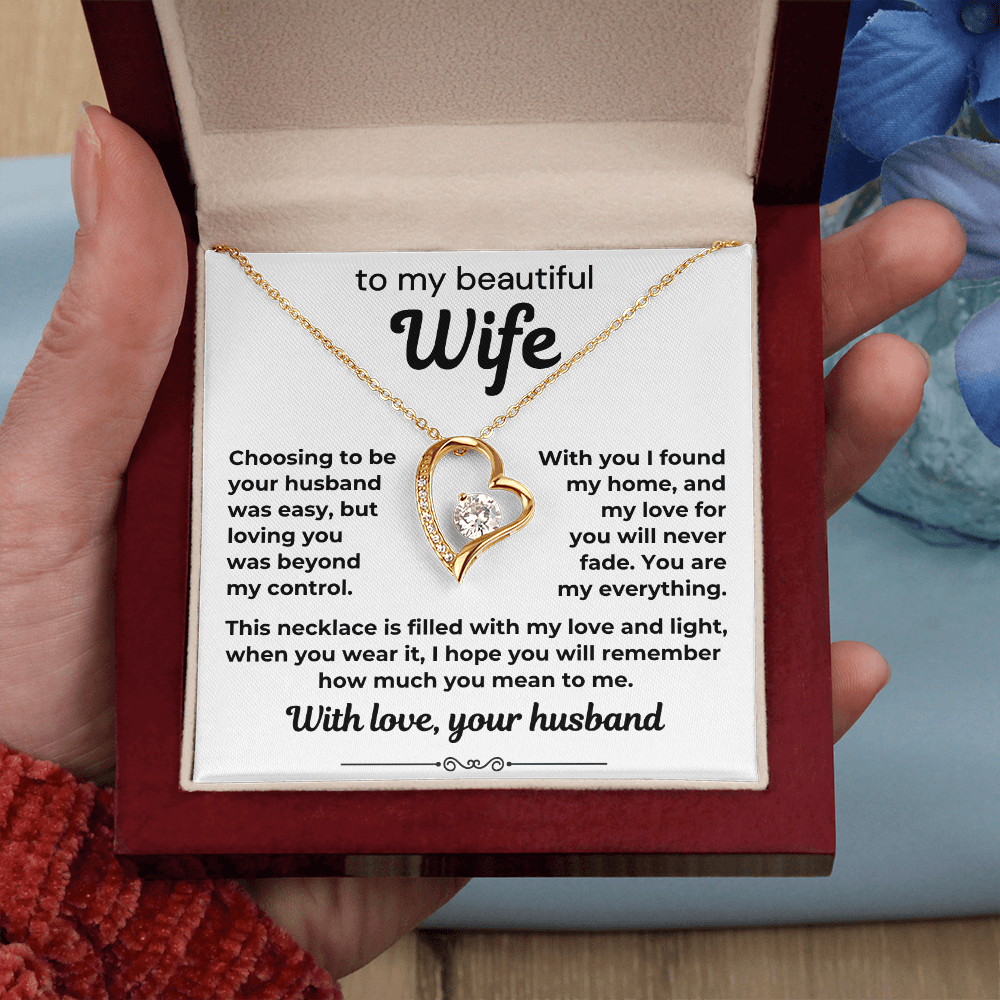 With You I Found My Home, Forever Love Necklace