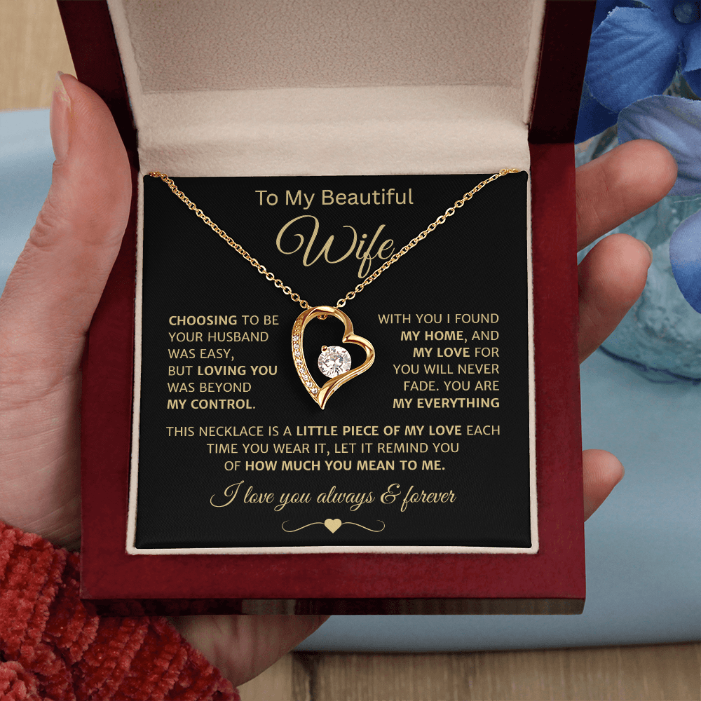 With You I Found My Home, Forever Love Necklace