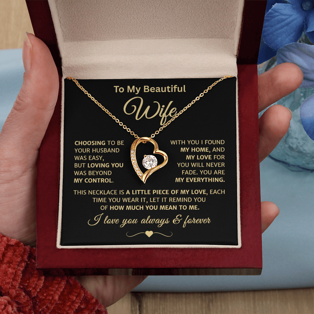 With You I Found My Home, Forever Love Necklace