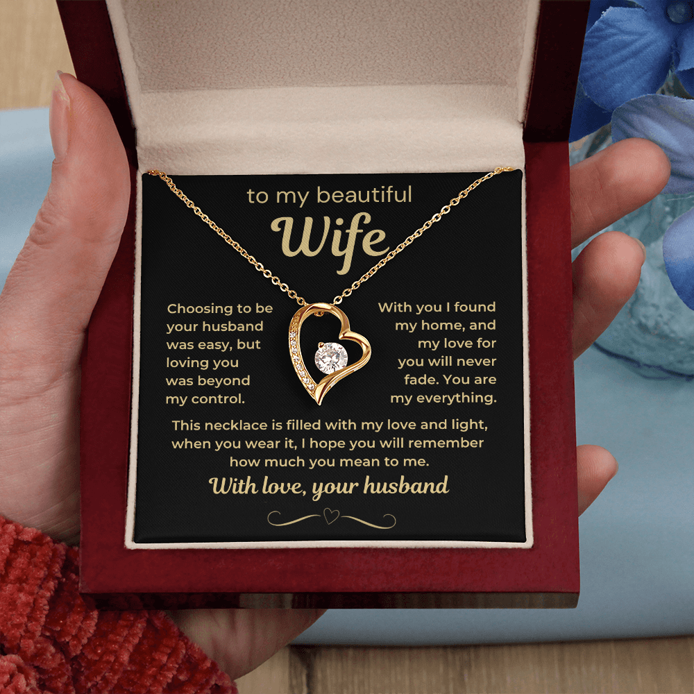 With You I Found My Home, Forever Love Necklace