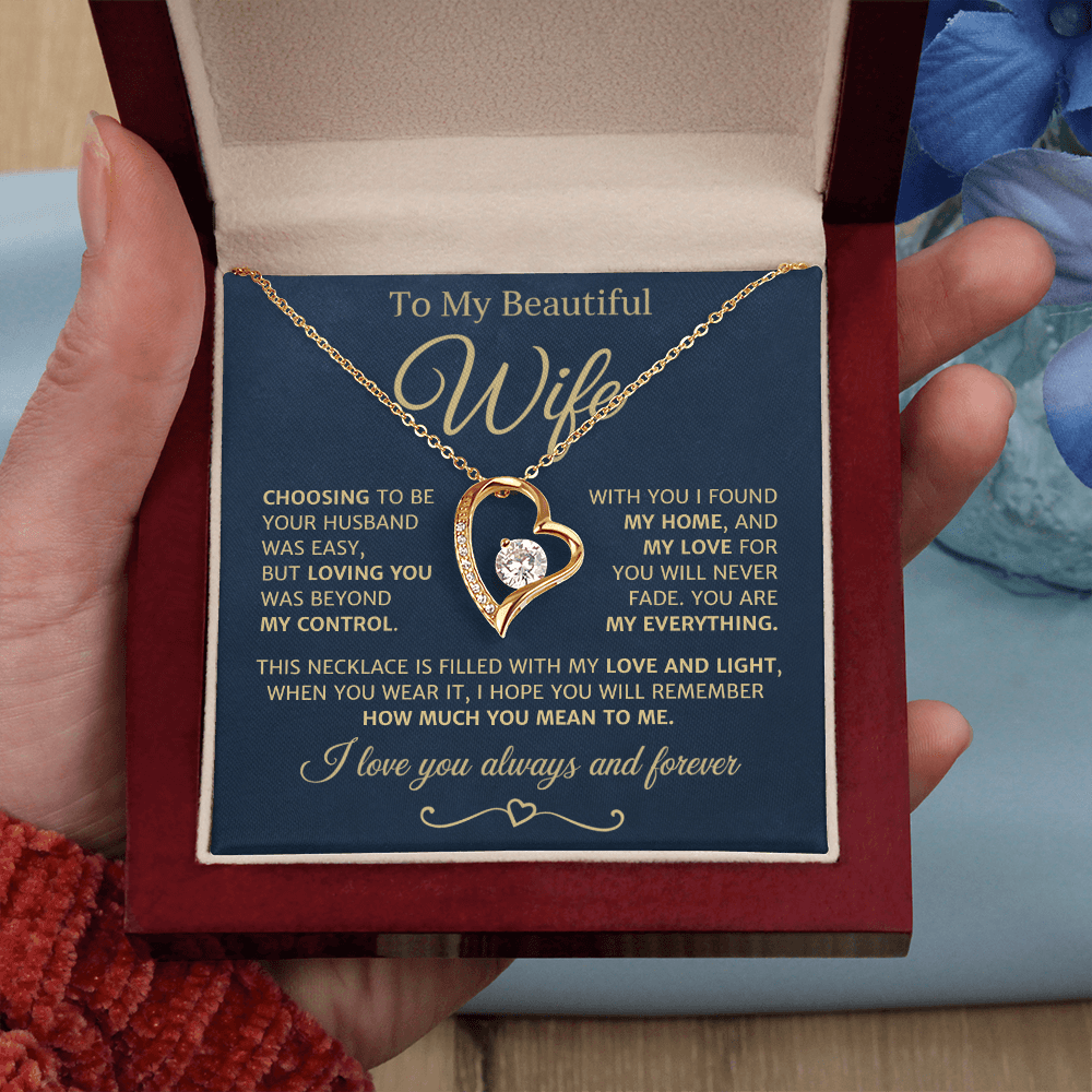 With You I Found My Home, Forever Love Necklace
