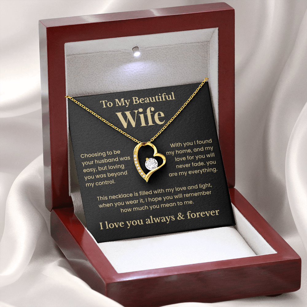 You Are My Everything, Forever Love Necklace
