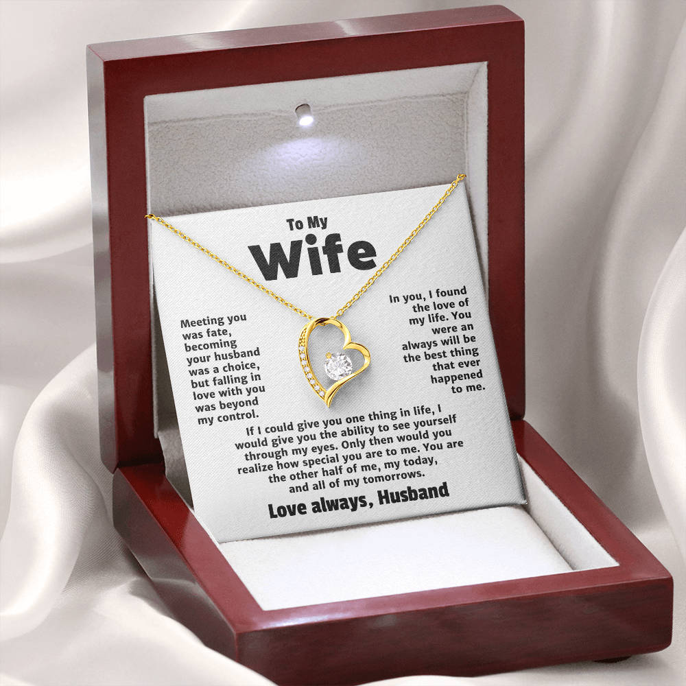 Meeting You Was Fate, Forever Love Necklace