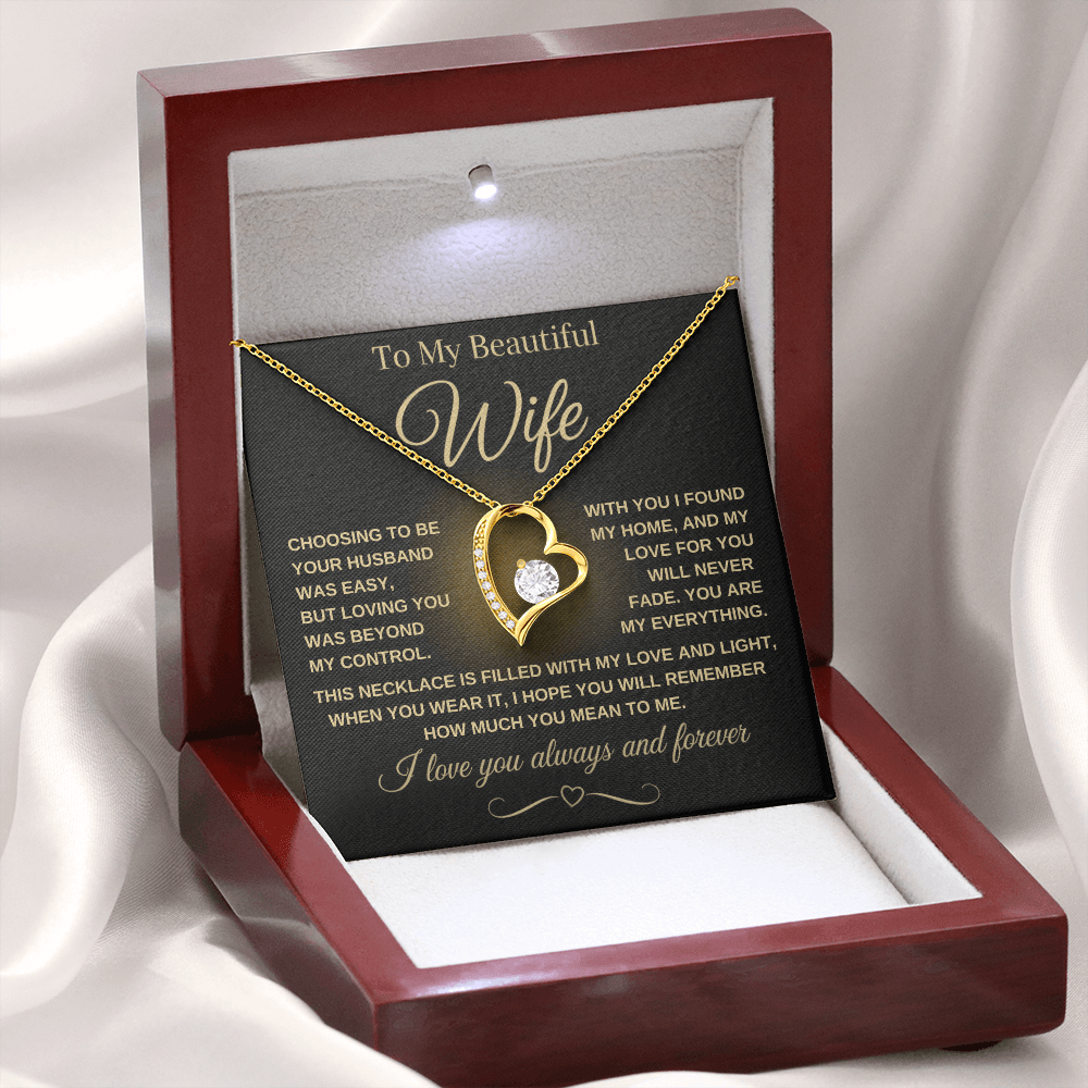 Romantic Forever Love Necklace for Special Moments