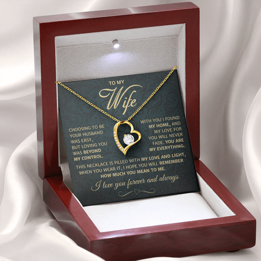 With You I Found My Home, Forever Love Necklace