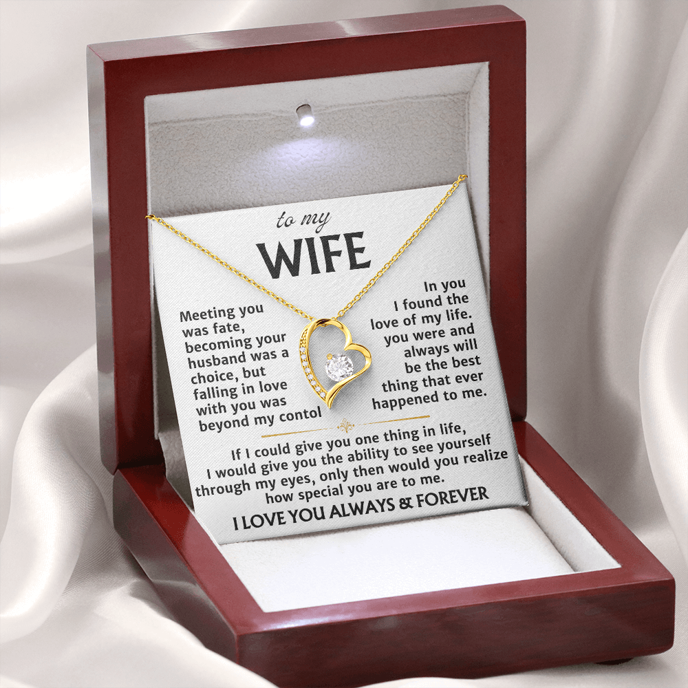 In You I Found My Love, Forever Love Necklace