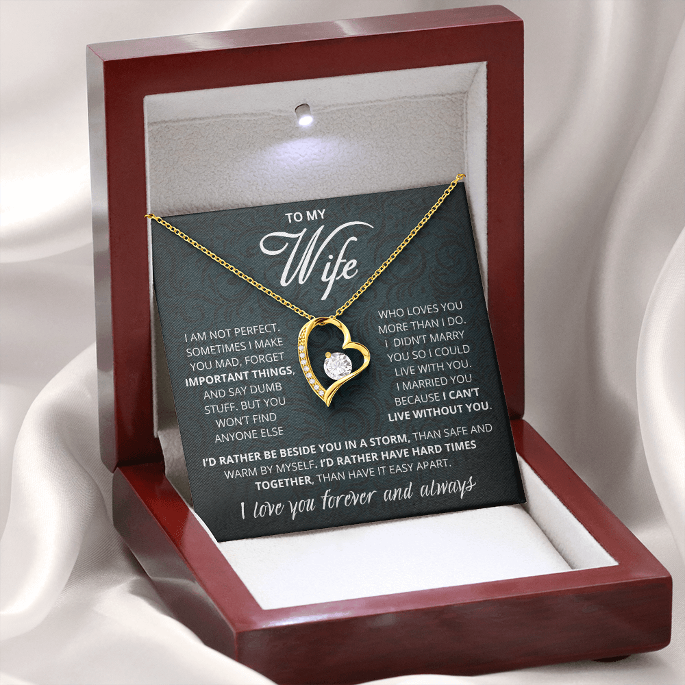 I Can't live Without You, Forever Love Necklace