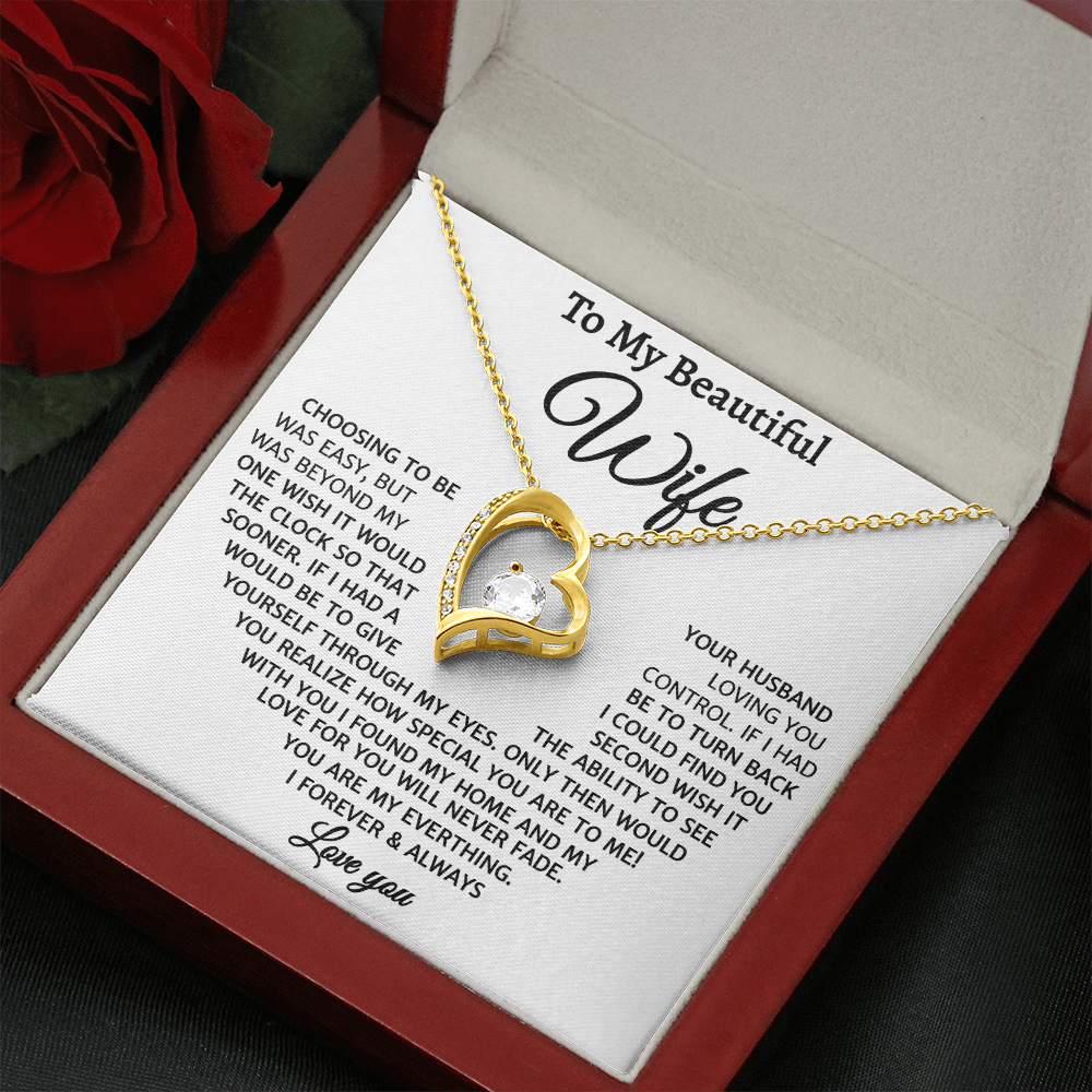 With You I Found My Home, Forever Love Necklace