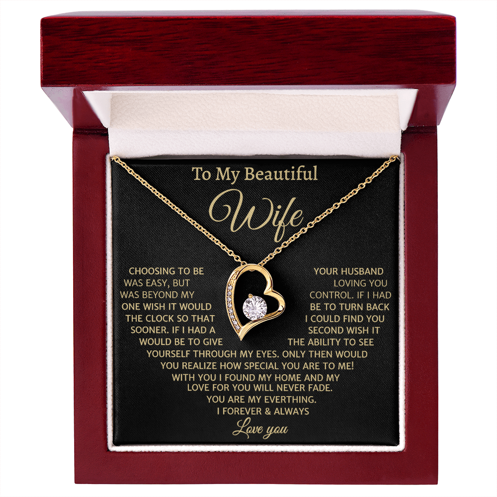 Loving You Was Beyond My Control, Forever Love Necklace