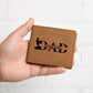 We Hooked The Best Dad, Graphic Leather Wallet