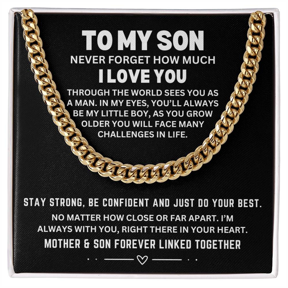 To My Son, Cubin Link Chain