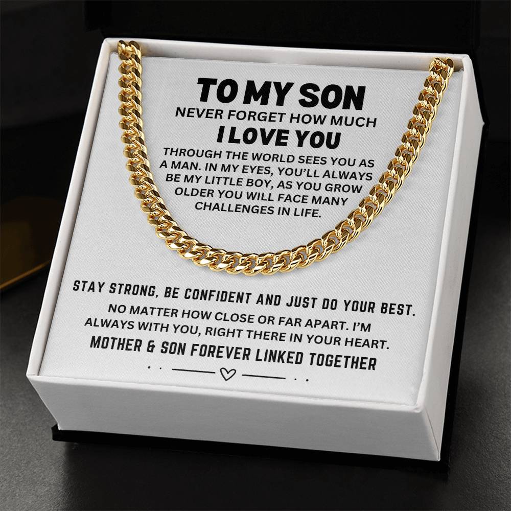 To My Son,  Cubin Linked Chain