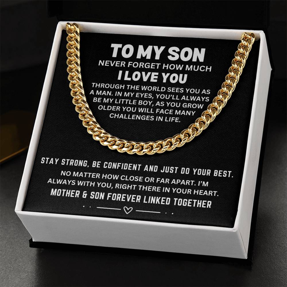 To My Son, Cubin Link Chain